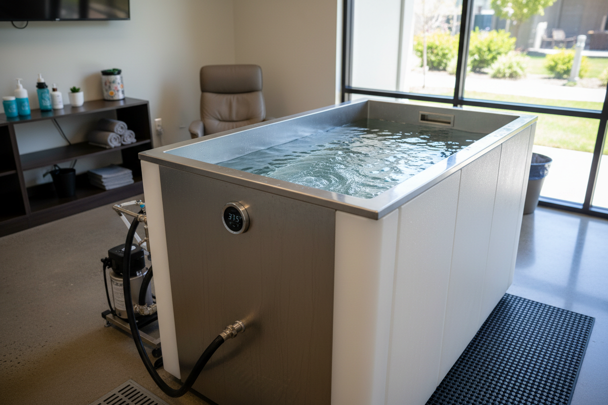 cold plunge machine that looks realistic