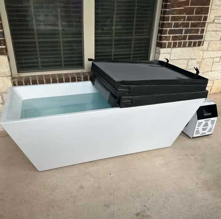AthleteX Ice Bath Therapy Cold Plunge With LED Light-AthleteX Recovery