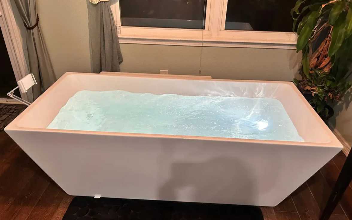 AthleteX Ice Bath Therapy Cold Plunge With LED Light-AthleteX Recovery
