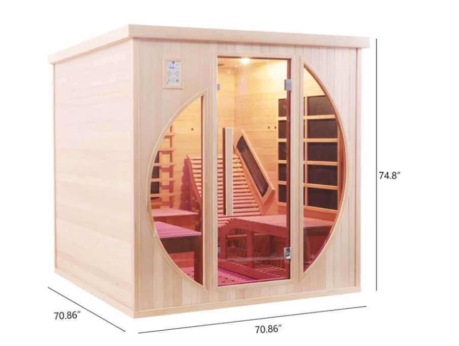 AthleteX Red Cedar Indoor Sauna-AthleteX Recovery