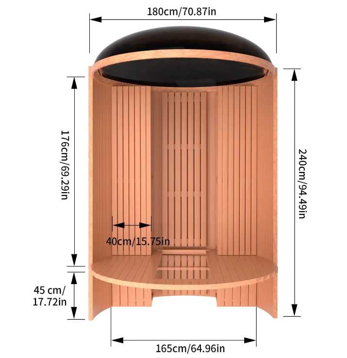 AthleteX Red Cedar Barrel Sauna-AthleteX Recovery