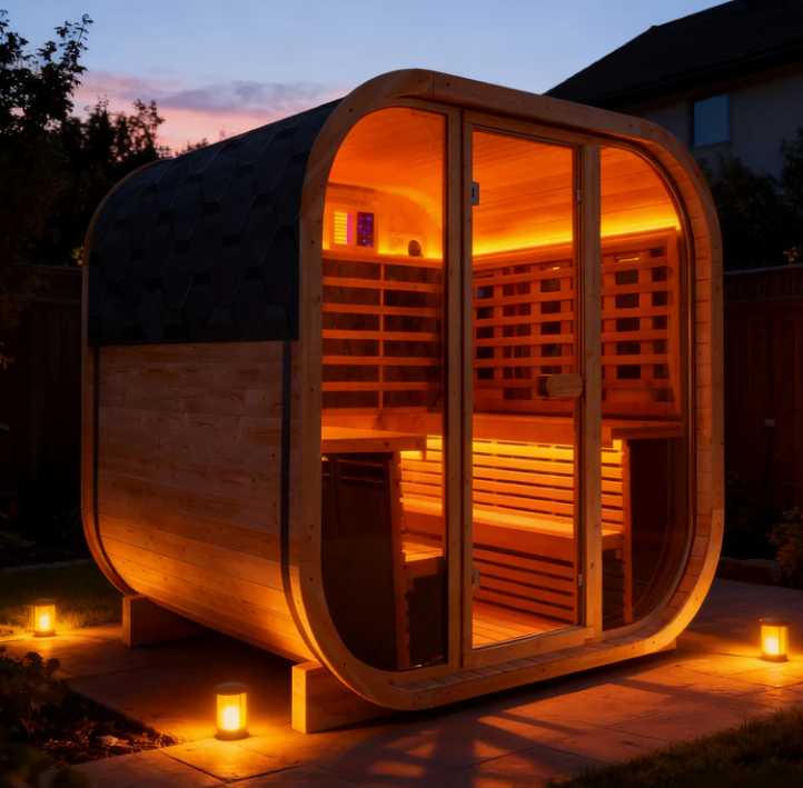 AthleteX Sauna with Tieted Glass-AthleteX Recovery