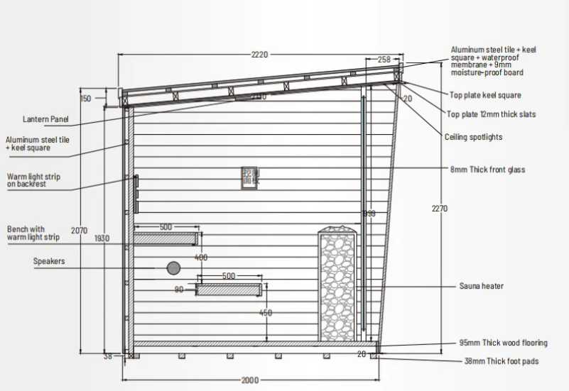 AthleteX Athlete Solid Wood Sauna-AthleteX Recovery