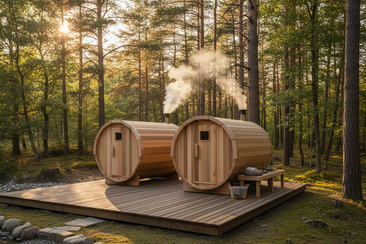barrel saunas